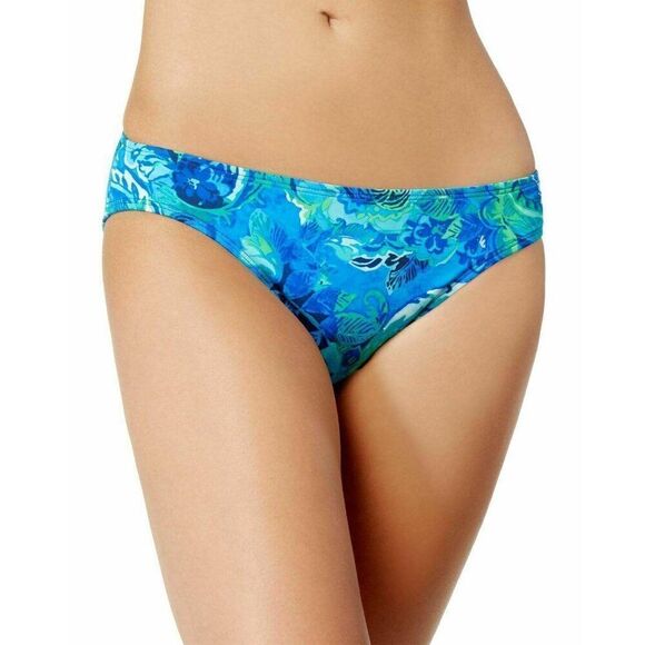Lauren Ralph Lauren Blue Paisley Hipster Bikini Bottom Blue 16 NEW - Picture 1 of 3